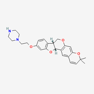 molecular formula C26H30N2O4 B12394141 Antitumor agent-105 