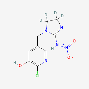molecular formula C9H10ClN5O3 B12394281 5-Hydroxy Imidacloprid-d4 