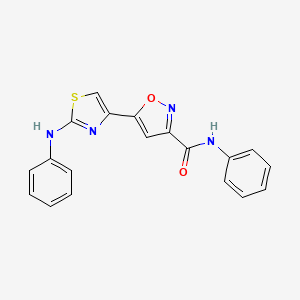 molecular formula C19H14N4O2S B12394314 Antitubercular agent 34 