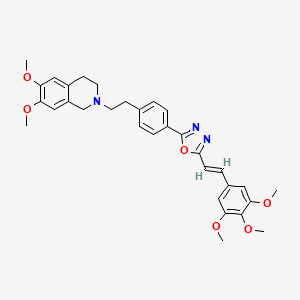 molecular formula C32H35N3O6 B12394329 P-gp/BCRP-IN-2 