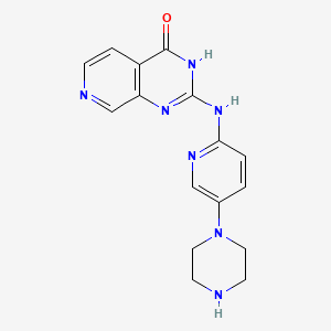 molecular formula C16H17N7O B12394365 microRNA-21-IN-3 