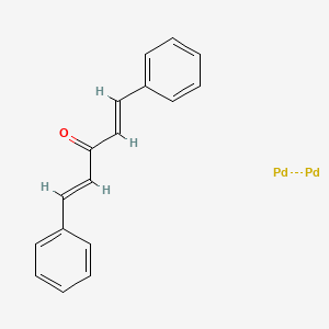 molecular formula C17H14OPd2 B12394386 Tris(dibenzylideneacetonyl)bis-palladium 