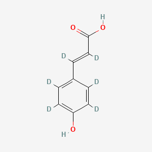molecular formula C9H8O3 B12394411 p-Coumaric acid-d6 