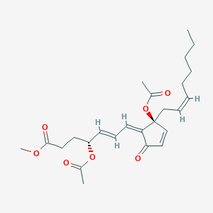 molecular formula C25H34O7 B1239464 Clavulone III 