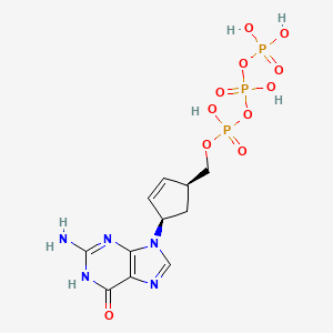 molecular formula C11H16N5O11P3 B12394655 Carbovir triphosphate CAS No. 129941-14-6