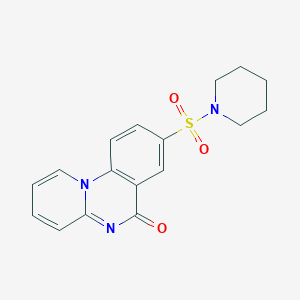 8-(1-Piperidinylsulfonyl)-6-pyrido[1,2-a]quinazolinone