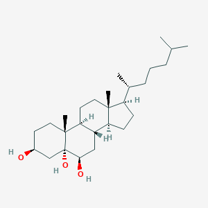 molecular formula C27H48O3 B123948 3beta,5alpha,6beta-Trihydroxycholestane CAS No. 1253-84-5