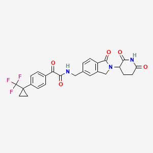 molecular formula C26H22F3N3O5 B12394838 Sontigidomide CAS No. 2560577-69-5