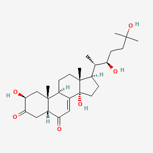 molecular formula C27H42O6 B1239484 3-Dehydroecdysone 