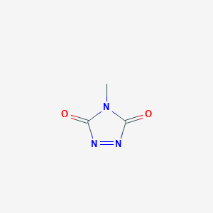 molecular formula C3H3N3O2 B123949 4-Methyl-1,2,4-triazoline-3,5-dione CAS No. 13274-43-6