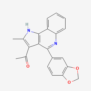 molecular formula C21H16N2O3 B12394916 Antiproliferative agent-26 