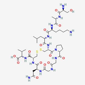 molecular formula C42H71N13O14S2 B12394940 Ser-Ala-alloresact 