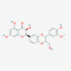 molecular formula C25H22O10 B1239495 (±)-Silybin 