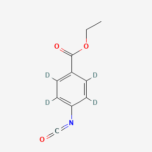 molecular formula C10H9NO3 B12394979 Ethyl 4-isocyanatobenzoate-d4 