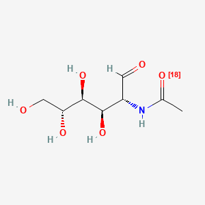 molecular formula C8H15NO6 B12395061 N-Acetyl-D-glucosamine-18O 