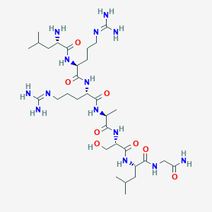molecular formula C32H62N14O8 B12395102 Kemptide (amide) CAS No. 70691-36-0