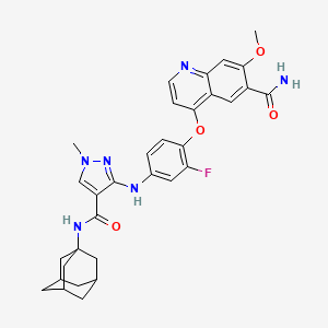 molecular formula C32H33FN6O4 B12395119 Ret-IN-20 