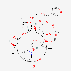molecular formula C41H47NO20 B12395222 Hypoglaunine A 