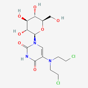 molecular formula C14H21Cl2N3O7 B1239528 Nordopan glucoside CAS No. 41622-07-5