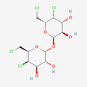 molecular formula C12H18Cl4O7 B1239530 4,4',6,6'-Tctd-galacto-trehalose CAS No. 53684-69-8