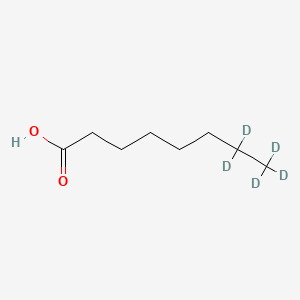 molecular formula C8H16O2 B12395305 Octanoic acid-d5 