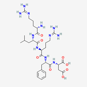 molecular formula C31H51N11O8 B12395361 Arg-Leu-Arg-Phe-Asp 