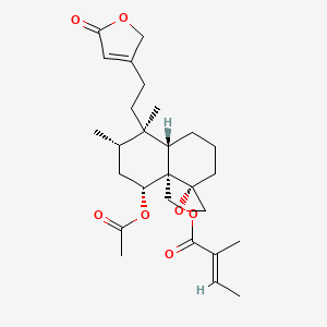 molecular formula C27H38O7 B12395379 Ajugacumbin B 
