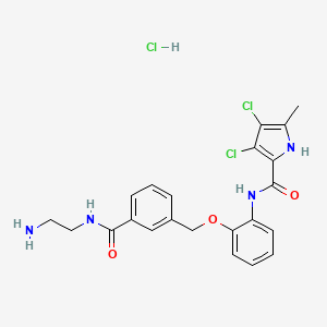 molecular formula C22H23Cl3N4O3 B12395474 Topoisomerase II|A-IN-7 