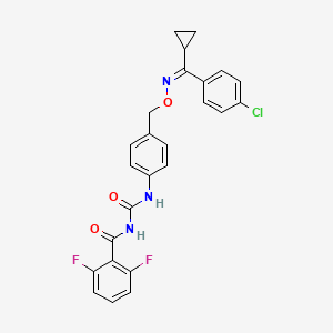 molecular formula C25H20ClF2N3O3 B1239553 Flucycloxuron, (Z)- CAS No. 94050-53-0