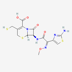 molecular formula C14H15N5O5S3 B1239554 Desfuroylceftiofur 