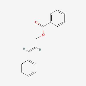 molecular formula C16H14O2 B1239558 Cinnamyl benzoate CAS No. 5320-75-2