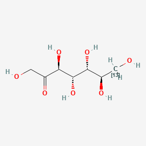molecular formula C7H14O7 B12395609 D-Mannoheptulose-13C 