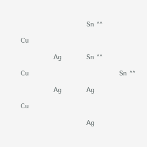 molecular formula Ag4Cu3Sn3 B1239572 Sybraloy CAS No. 66199-08-4