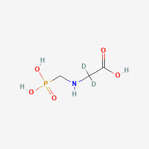 molecular formula C3H8NO5P B12395753 Glyphosate-d2-1 