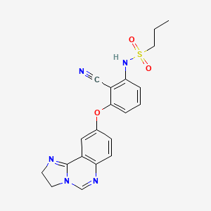 molecular formula C20H19N5O3S B12395849 B-Raf IN 16 