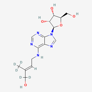 molecular formula C15H21N5O5 B12395866 trans-Zeatinriboside-d5 