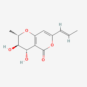 molecular formula C12H14O5 B1239592 Radicinol CAS No. 65647-66-7
