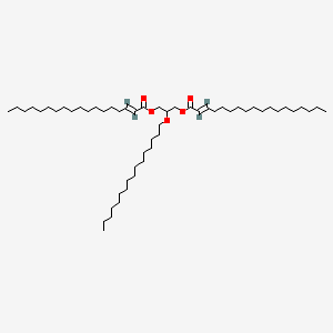 molecular formula C55H104O5 B1239593 1,3-Dioctadecenoyl-2-hexadecylglycerol CAS No. 78610-63-6