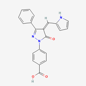 molecular formula C21H15N3O3 B12396037 MC4171 