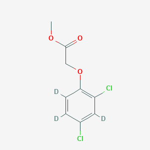 molecular formula C9H8Cl2O3 B12396048 2,4-D Methyl ester-d3-1 
