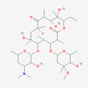 molecular formula C₃₇H₆₆FNO₁₃ B123961 Flurithromycin CAS No. 82664-20-8