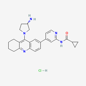 molecular formula C26H30ClN5O B12396161 ZLWT-37 