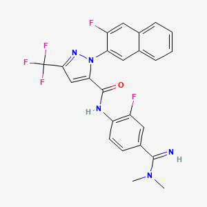 molecular formula C24H18F5N5O B12396189 FXa-IN-1 