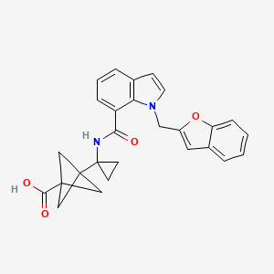molecular formula C27H24N2O4 B12396259 EP4-IN-1 