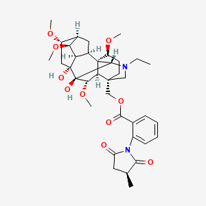 molecular formula C37H50N2O10 B1239627 Methyllycaconitine 