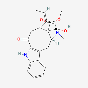 molecular formula C22H26N2O4 B12396338 Gelsempervine A 