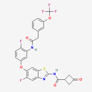 molecular formula C27H18F5N3O5S B12396369 SZM679 