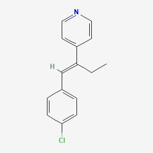 4-Chloro-[2-(4-Pyridinyl)-1-butenyl]phenol