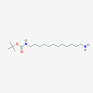 molecular formula C17H36N2O2 B123964 Tert-butyl N-(12-aminododecyl)carbamate CAS No. 109792-60-1