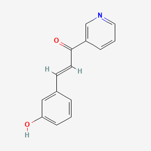 (E)-3-(3-hydroxyphenyl)-1-pyridin-3-ylprop-2-en-1-one